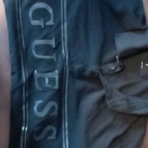 Guess black polo